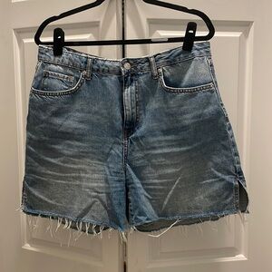 Oversized denim Jean shorts